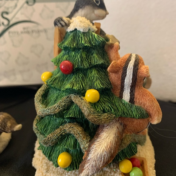 Fitz and Floyd Charming Tails Christmas Set/2 - Picture 8 of 10